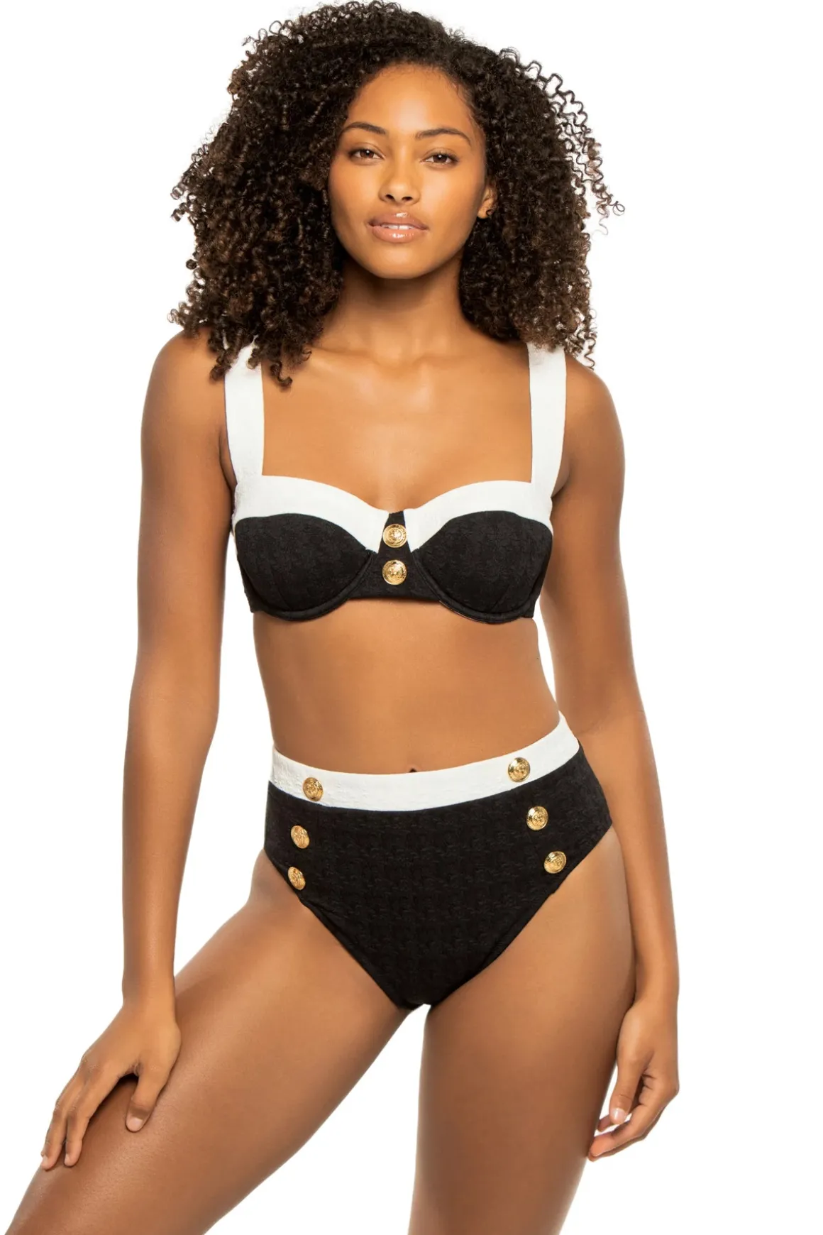 Alexandria Colorblock Bikini Top