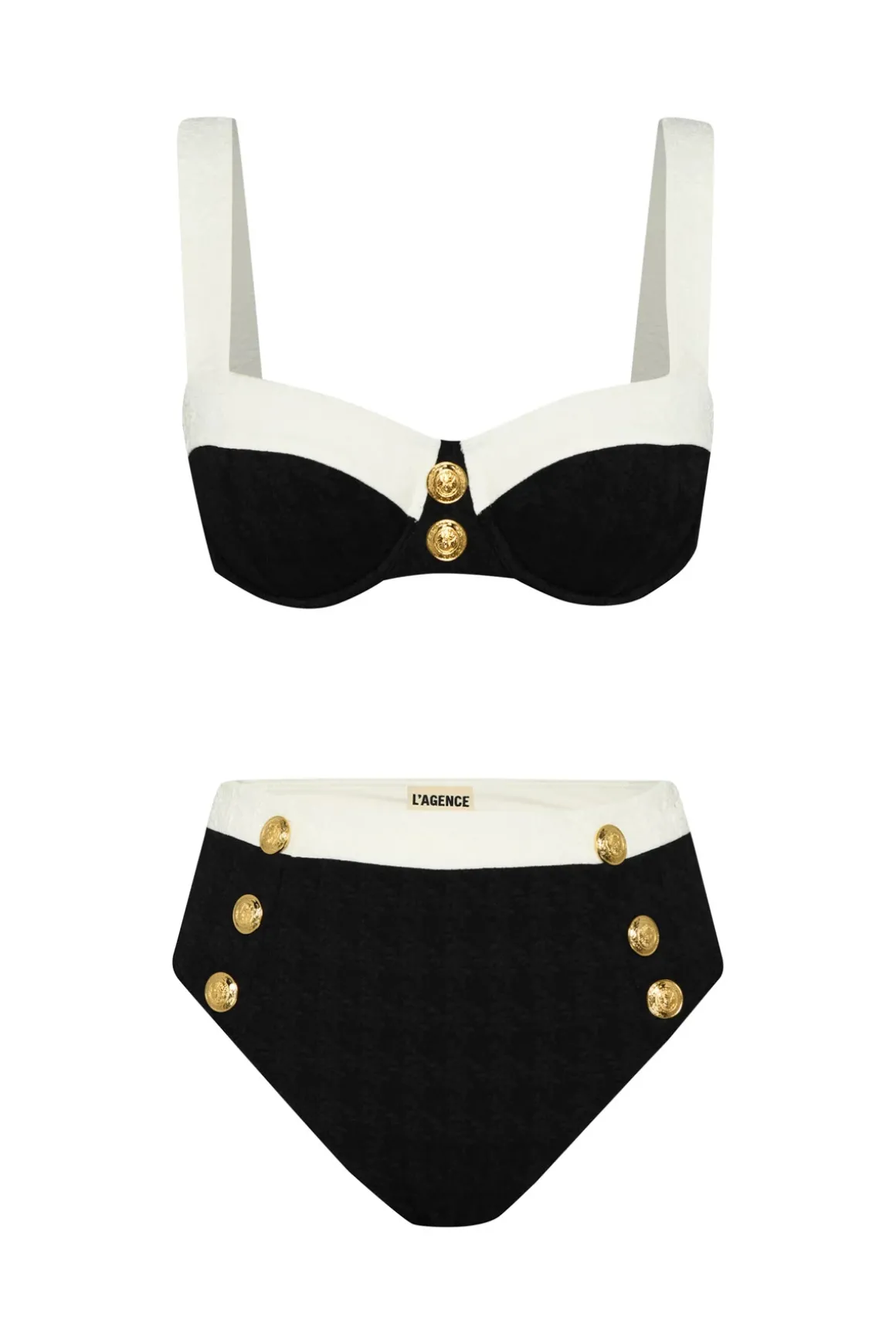 Alexandria Colorblock Bikini Top