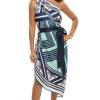 Asymmetrical Wrap Midi Dress