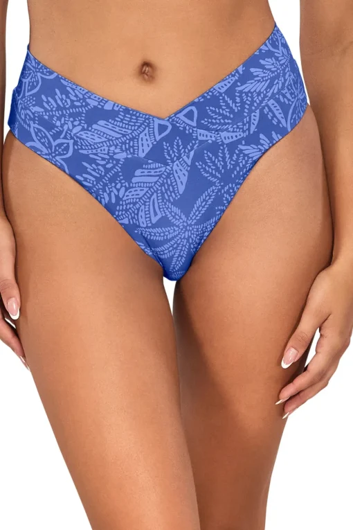 Delfina V Front High Waist Bikini Bottom