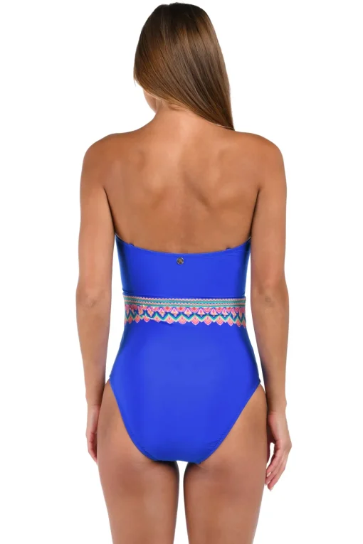 Jewel Bandeau One Piece Swimsuit