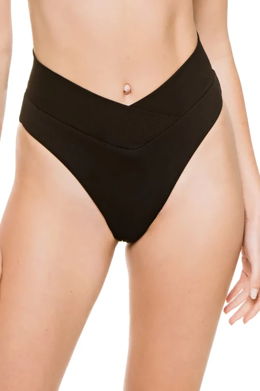 Lido Banded High Waist Bikini Bottom