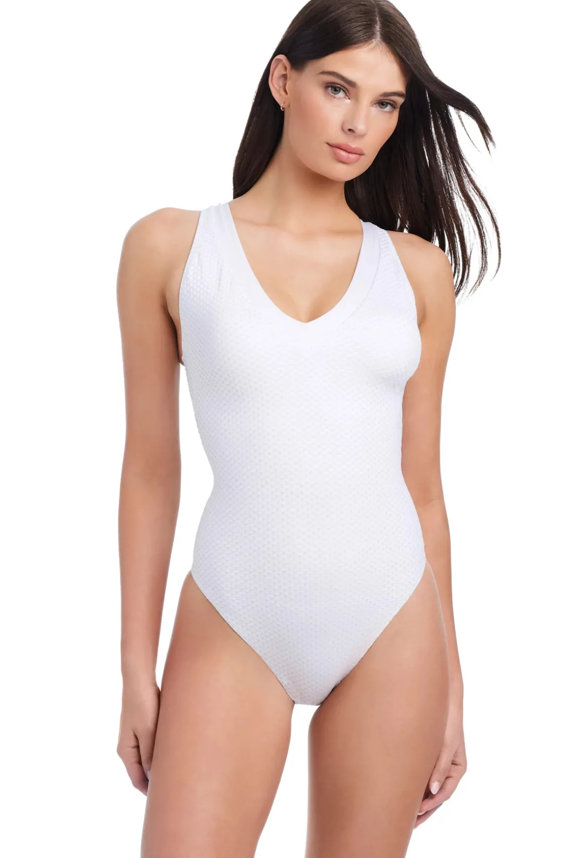 Metallic One Piece Swimsuit