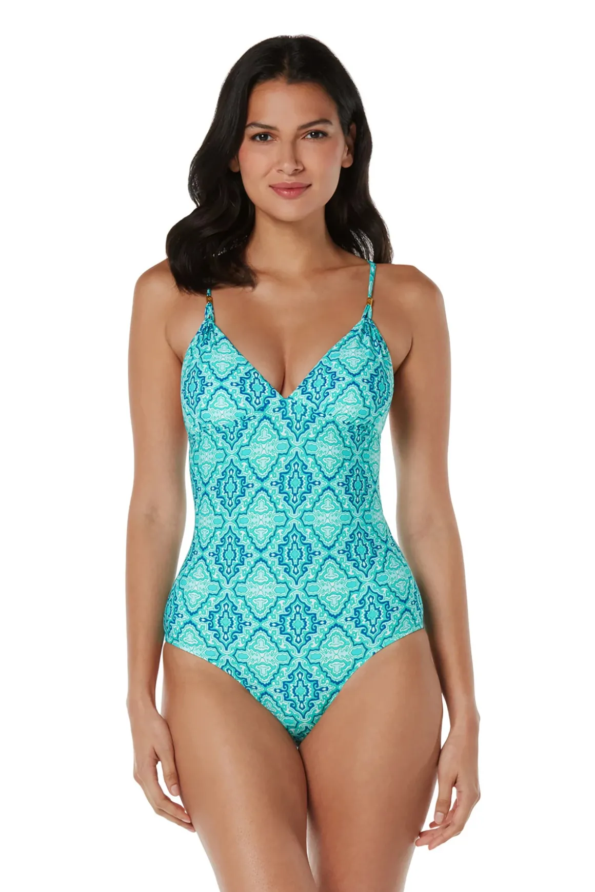 Over The Shoulder One Piece Swimsuit