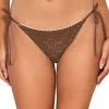 Pom Pom Hipster Tie Side Bikini Bottom