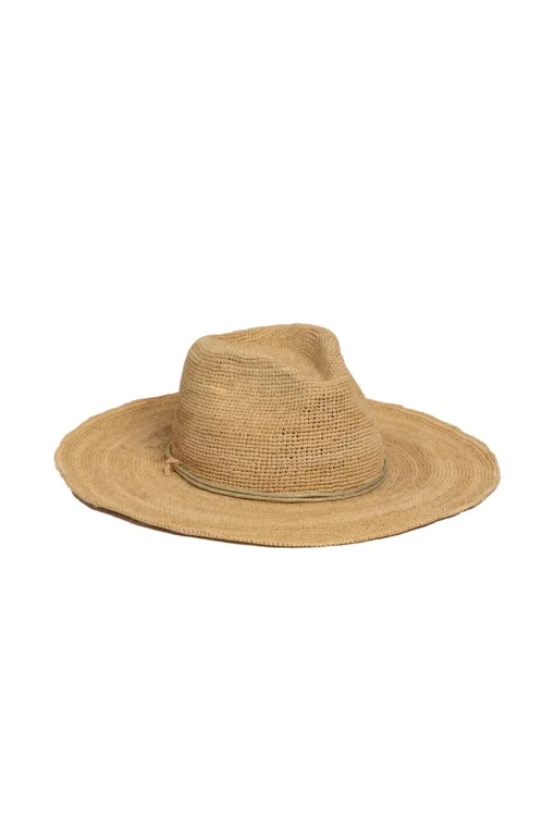 Raffia Crochet Hat