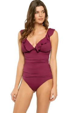 Ruffle Tankini Top