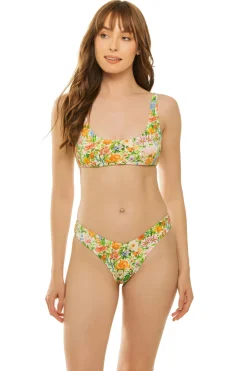 Spring Floral Bralette Bikini Top