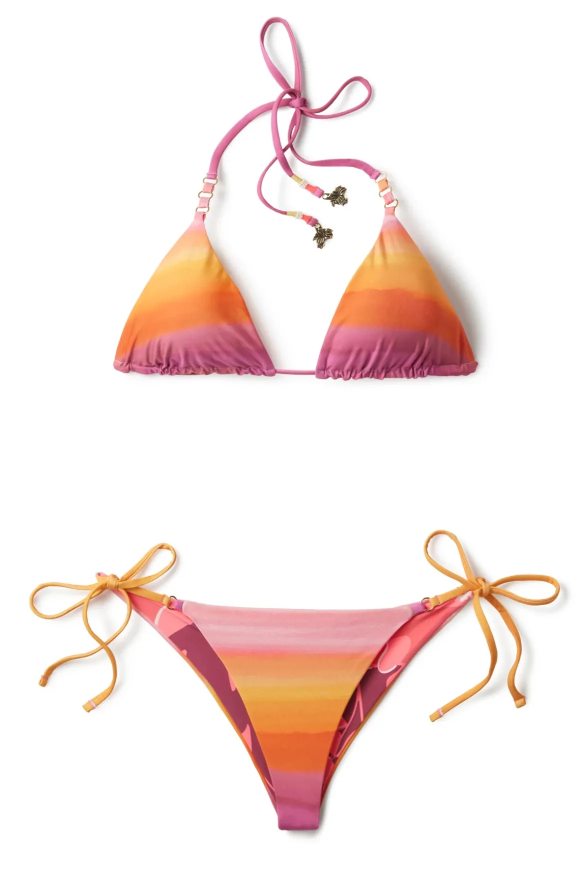Sunny Reversible Brazilian Bikini Bottom