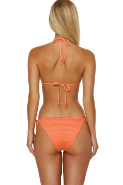 Textured Triangle Bikini Top