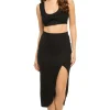 The Wide Rib Bandeau Layer Tank Top