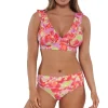 Willa Wireless Bralette Bikini Top (E-H Cup)