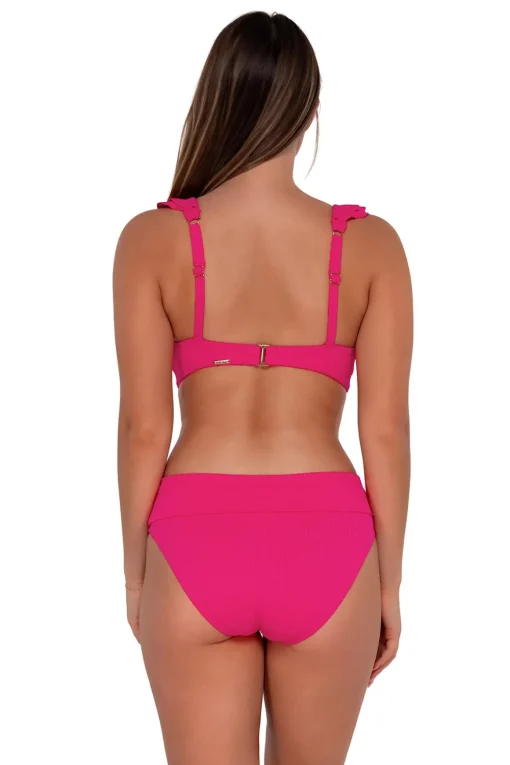 Willa Wireless Bralette Bikini Top (D+ Cup)