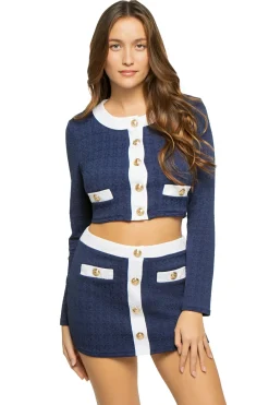 Adaline Colorblock Swim Cardigan