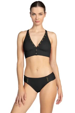 Amy Banded Triangle Bikini Top