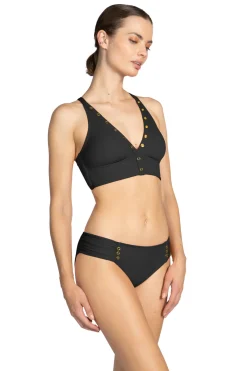 Amy Banded Triangle Bikini Top
