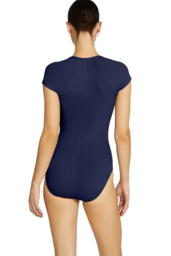 Amy Ribbed Raglan One Piece Swimsuit