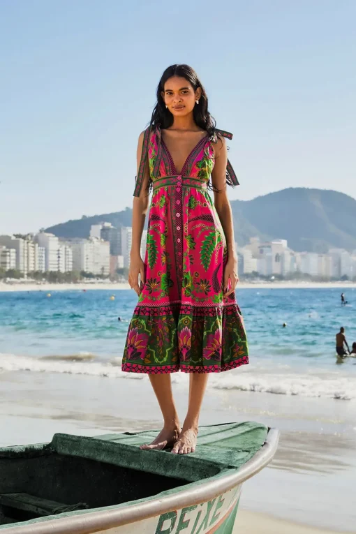 Ana Tapestry Midi Dress