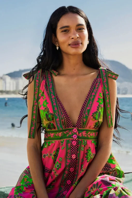 Ana Tapestry Midi Dress