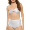Antibes Sweetheart Scalloped Bandeau Bikini Top