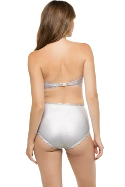Antibes Sweetheart Scalloped Bandeau Bikini Top