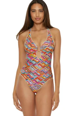 Ariyah Plunge One Piece Swimsuit