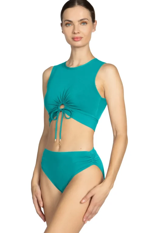 Aubrey High Neck Bikini Top