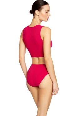 Ava High Neck Tank Bikini Top