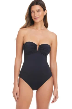 Bandeau Macrame One Piece Swimsuit