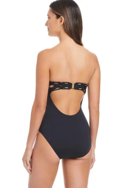 Bandeau Macrame One Piece Swimsuit