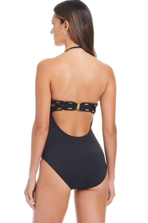 Bandeau Macrame One Piece Swimsuit