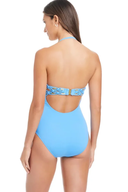 Bandeau Macrame One Piece Swimsuit