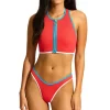 Beach Bound Zip Bikini Top