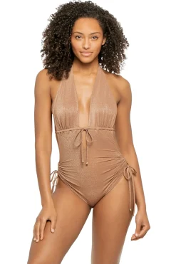 Brena Halter One Piece Swimsuit