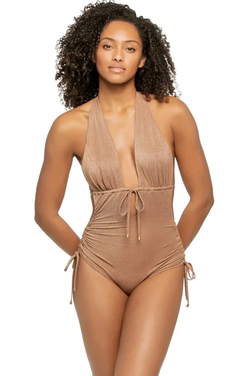 Brena Halter One Piece Swimsuit