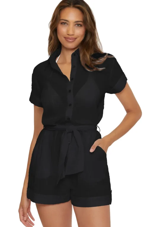 Cabana Button Up Romper
