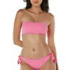 Coral Bandeau Bikini Top