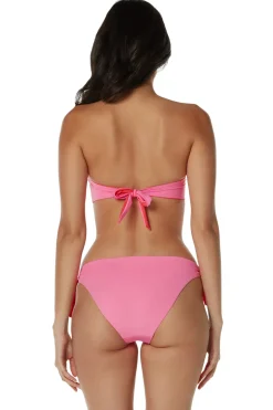 Coral Bandeau Bikini Top