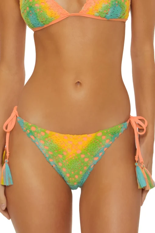 Crochet Tie Side Brazilian Bikini Bottom