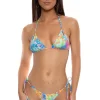 Deco Gardens Triangle Bikini Top