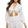 Estensi Embroidered Crop Top