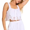 Flora Cropped Tank Top