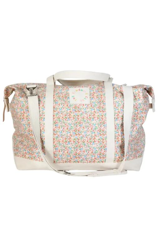 Floral Canvas Weekender