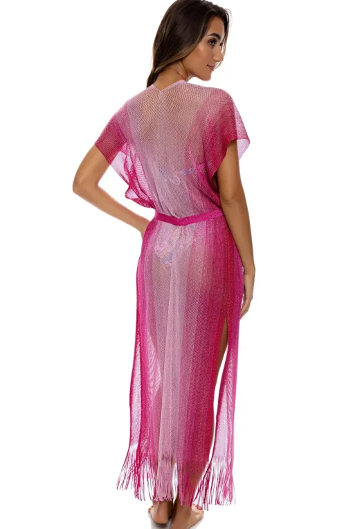 Fringe Long Kimono