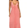 Front Tie Maxi Dress