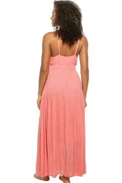 Front Tie Maxi Dress