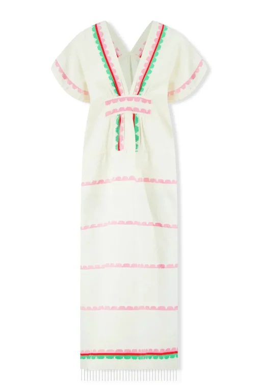 Gasira Plunge Caftan
