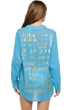 Graphic Shirt Dress
