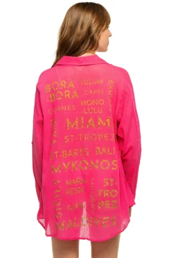 Graphic Shirt Dress