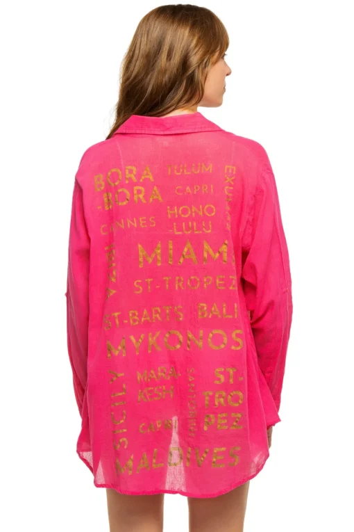 Graphic Shirt Dress